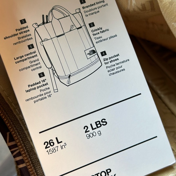NORTH FACE WOVENSTRAP UTILITY TNF MONOGRAM BACKPACK main image 13